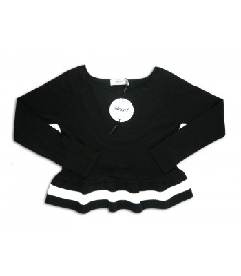 Blugirl® Women's Volant Cream Band Sweater 2