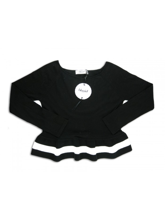 Blugirl® Women's Volant Cream Band Sweater