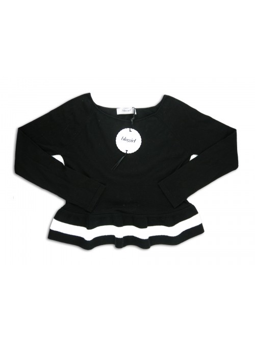 Blugirl® Maglia Donna Volant Fascia Panna