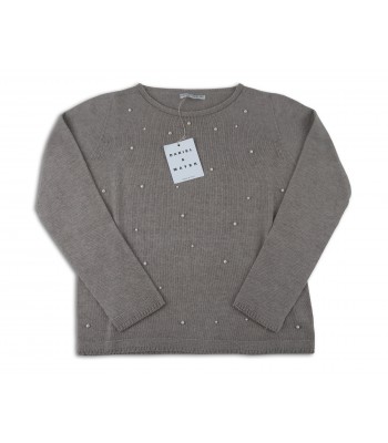 Daniel & Mayer Women's Sweater Art. 71346 Dove Gray Pearls 2