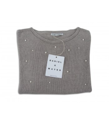 Daniel & Mayer Women's Sweater Art. 71346 Dove Gray Pearls