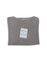 Daniel & Mayer Women's Sweater Art. 71346 Dove Gray Pearls