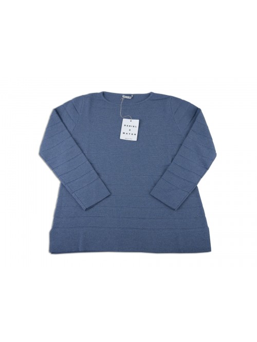 Daniel & Mayer Maglia Donna Art. 13995 Righe Avio