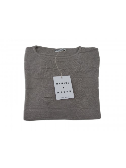 Daniel & Mayer Maglia Donna Art. 13995 Righe tortora Daniel & Mayer Maglia Donna Art. 13995 Righe tortora