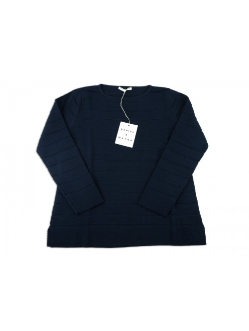 Daniel & Mayer Women's Sweater Art. 13995 Blue stripes