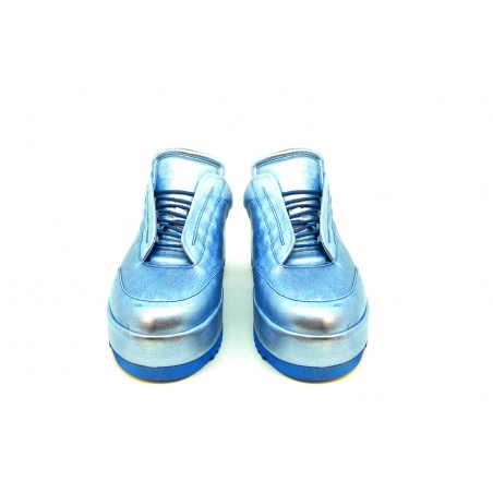 Sneakers Donna Diamante in tessuto ricamato con paillettes decorazione a righe suola