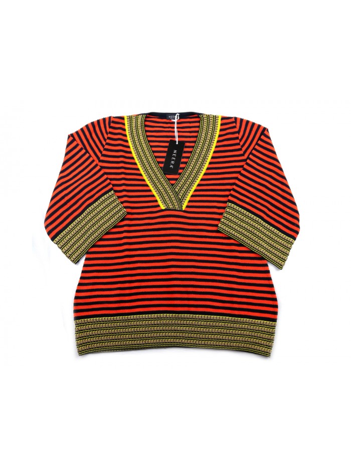 Neera Lurex Women's Striped Shirt Neera Lurex Women's Striped Shirt