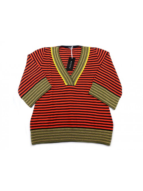 Neera Lurex Women's Striped Shirt Neera Lurex Women's Striped Shirt