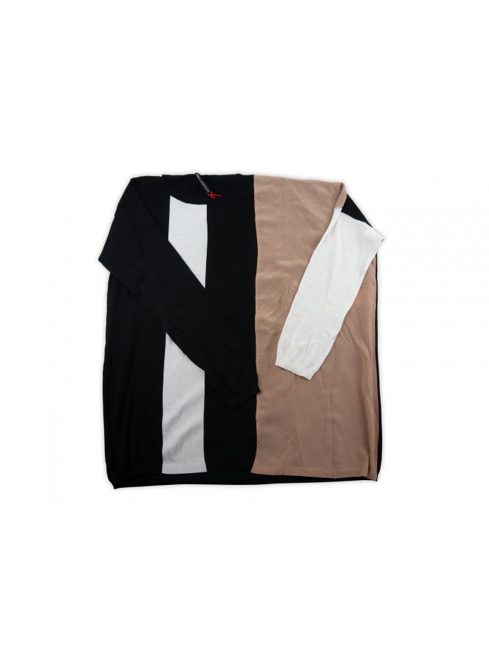 Liviana Conti Maglia Donna Inserto Seta Liviana Conti Maglia Donna Inserto Seta