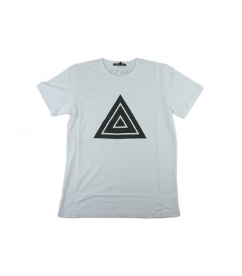 Zeusedera Women's T-Shirt Print White Triangle