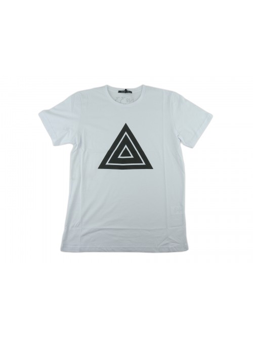 Zeusedera Women's T-Shirt Print White Triangle
