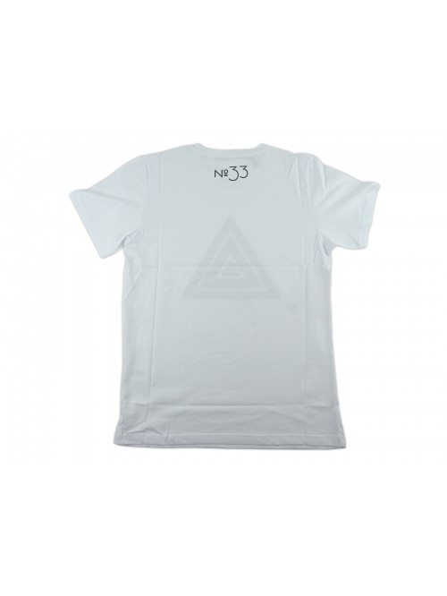 Zeusedera Women's T-Shirt Print White Triangle