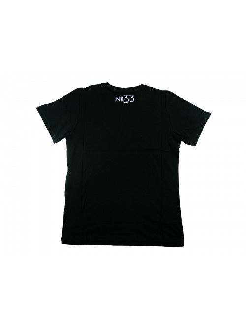 Zeusedera T-Shirt Donna Stampa Triangolo Nero