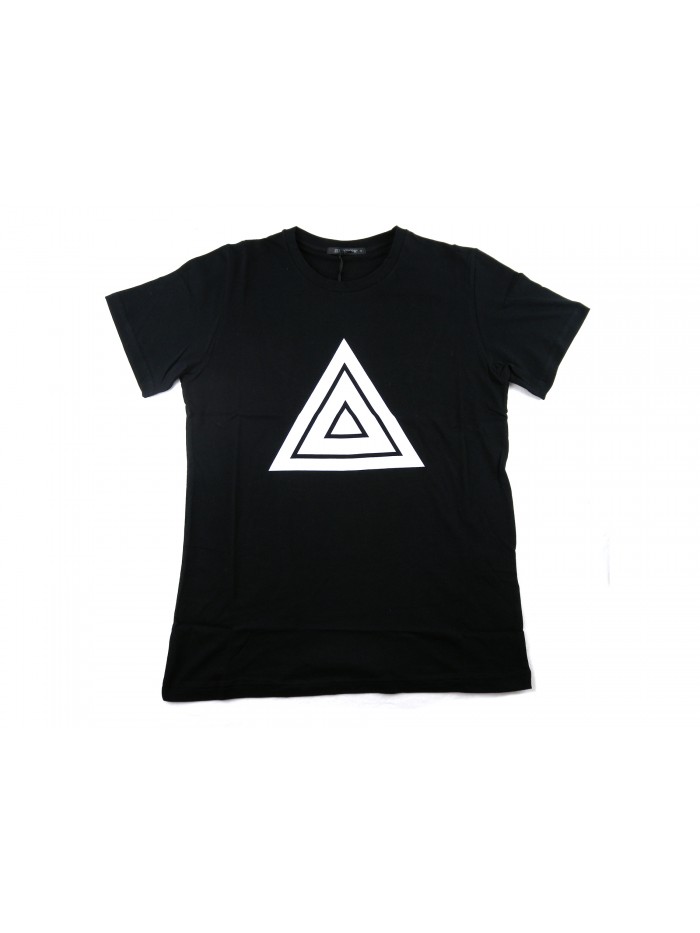 Zeusedera T-Shirt Donna Stampa Triangolo Nero Zeusedera T-Shirt Donna Stampa Triangolo Nero