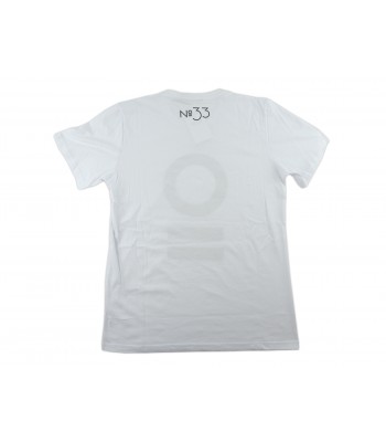 Zeusedera T-Shirt Woman Print Circle White Stripes 2