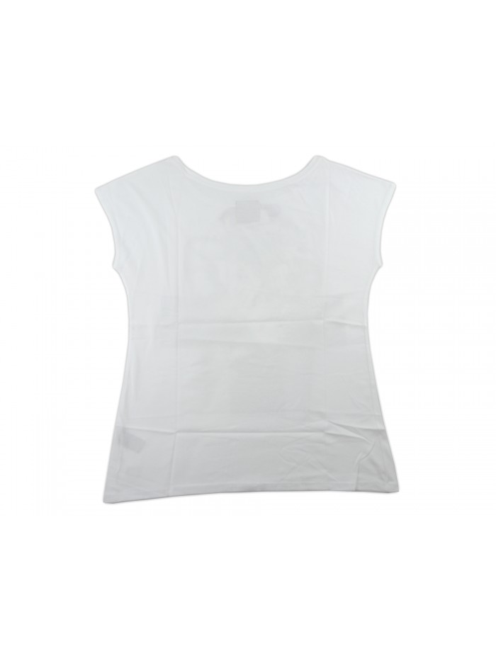 Zeusedera T-Shirt Donna Art. Sense 2 Stampa Uomo Bianco