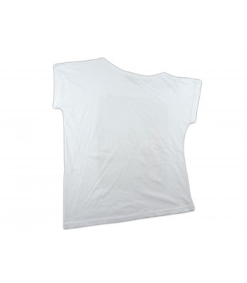 Zeusedera T-Shirt Donna Art. E18-2046 Stampa Mano Bianco 2
