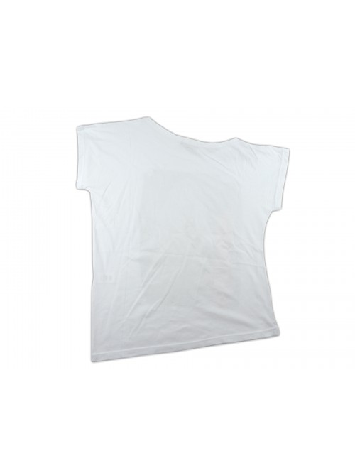 Zeusedera Women's T-Shirt Art. E18-2046 White Hand Print