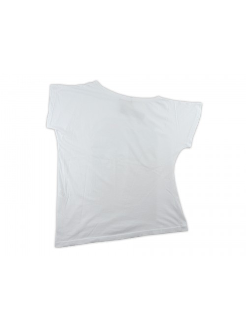 Zeusedera T-Shirt Donna Art. E18-2047 Stampa Face Bianco