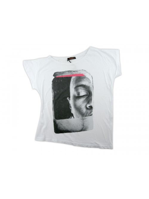 Zeusedera Women's T-Shirt Art. E18-2047 Print Face White