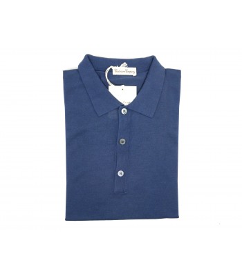 Cashmere Company Man Polo Art. EU108526 Blue Cash