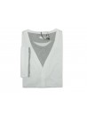 Paolo Pecora Man 5D Shirt White / Gray Buttons