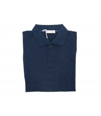 Cashmere Company Men's Polo Shirt Art. PV108120 Blue