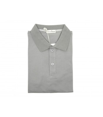 Cashmere Company Men's Polo Shirt Art. PV108120 Gray