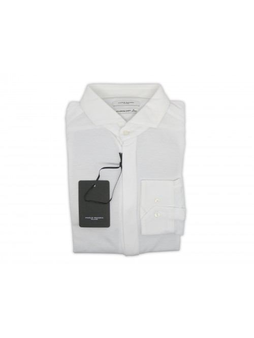Paolo Pecora Man Shirt 5F White Paolo Pecora Man Shirt 5F White