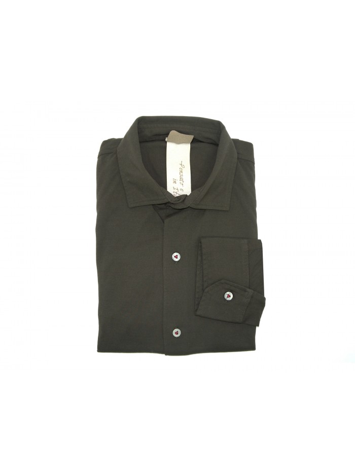 H9 53 Man Shirt Mod. Amalfi HS2193 Brown H9 53 Man Shirt Mod. Amalfi HS2193 Brown