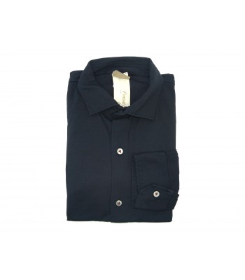 H9 53 Camicia Uomo Mod. Amalfi HS2193 Blu Notte