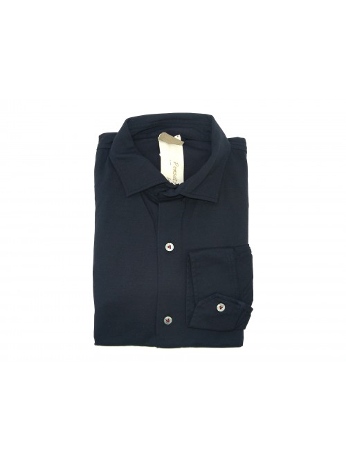 H9 53 Man Shirt Mod. Amalfi HS2193 Night Blue H9 53 Man Shirt Mod. Amalfi HS2193 Night Blue