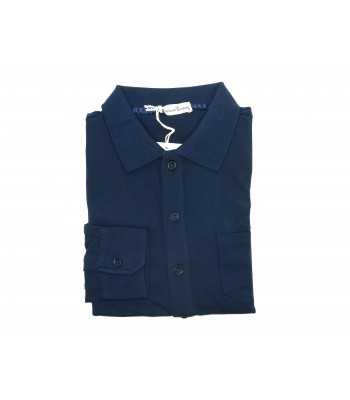 Cashmere Company Man Shirt Art. PV108123 Blue
