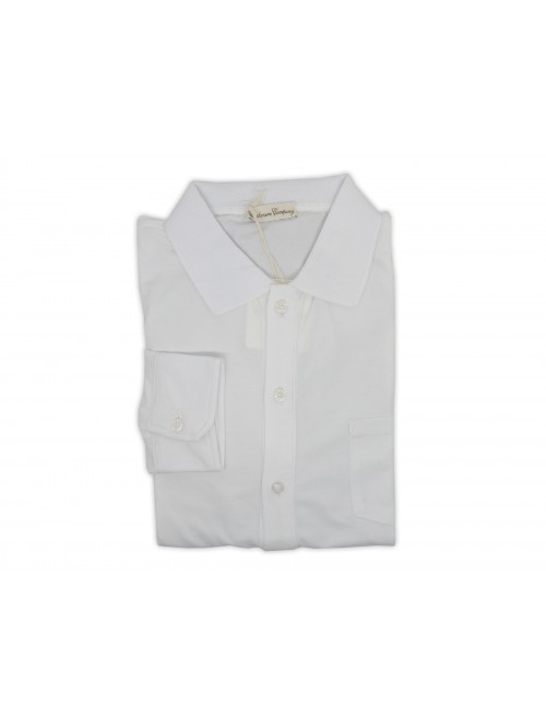 Cashmere Company Camicia Uomo Art. PV108123 Bianco Cashmere Company Camicia Uomo Art. PV108123 Bianco