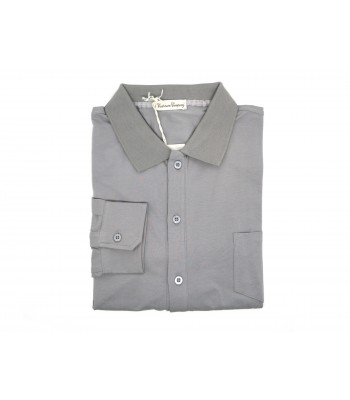 Cashmere Company Man Shirt Art. PV108123 Gray