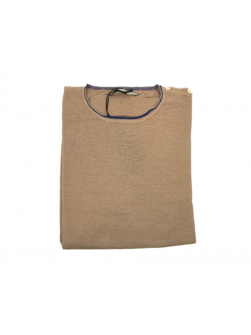 Massimo Rebecchi Men's Shirt Art. V0B612KI Beige Buttons Massimo Rebecchi Men's Shirt Art. V0B612KI Beige Buttons