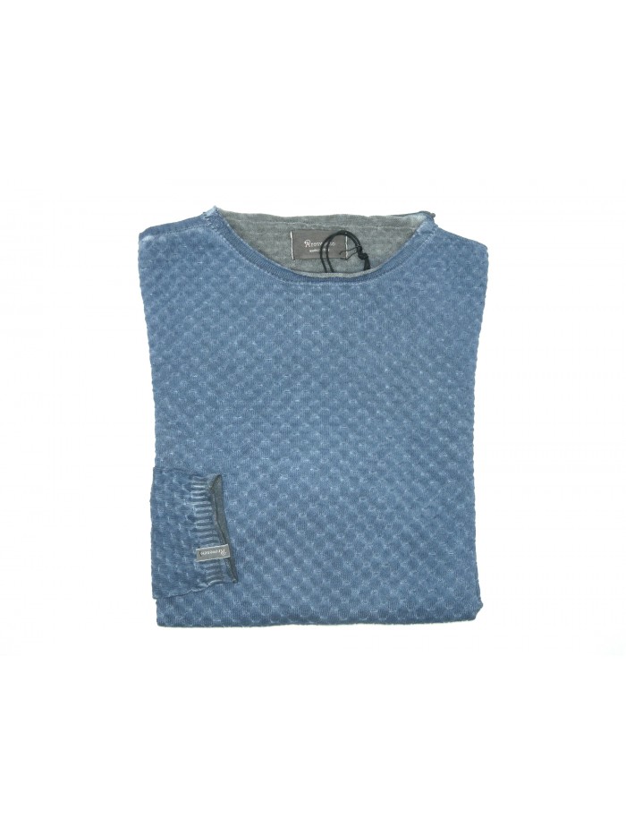 Arovescio Men's Shirt Art. 2003/2 Var 21 Azzurro Arovescio Men's Shirt Art. 2003/2 Var 21 Azzurro