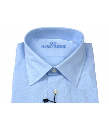 Harry & Sons Man Shirt Art. 67307 Light Blue Texture 2