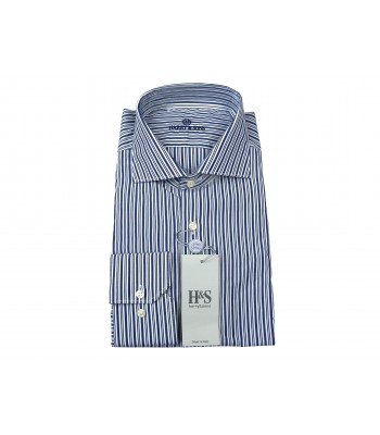 Harry & Sons Man Shirt Art. 508 NL 23480 Blue Striped