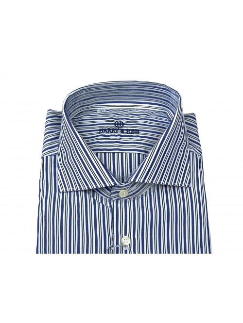 Harry & Sons Man Shirt Art. 508 NL 23480 Blue Striped
