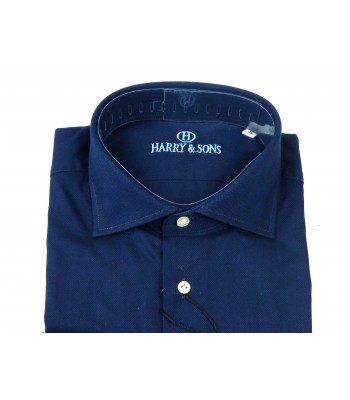 Harry & Sons Man Shirt Art. 66611 Blue Texture 2