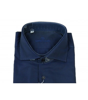 Harry & Sons Camicia Uomo Art. 508MM3 Microfantasia Blu 2