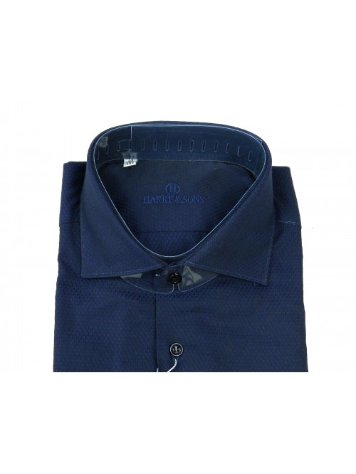 Harry & Sons Man Shirt Art. 508MM3 Blue Microfantasy