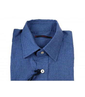The Gigi Camicia Uomo Art. J909 700 Dèlavè Blu 2