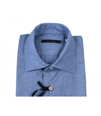 The Gigi Camicia Uomo Art. J916 600 Dèlavè Celeste 2