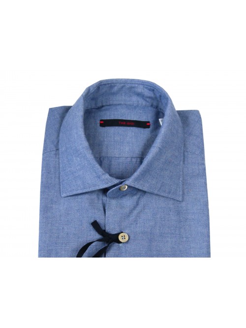 The Gigi Camicia Uomo Art. J916 600 Dèlavè Celeste