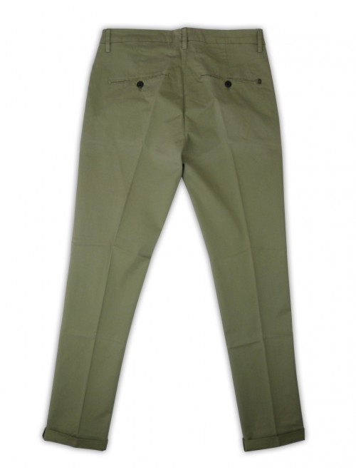 Dondup Pantalone Uomo Mod. UP235 Gaubert Col 640 Militare