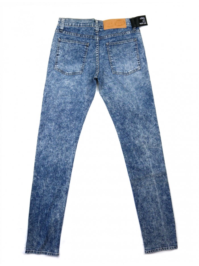 Cheap Monday Unisex Jeans Narrow Low Waist Washed Buttons