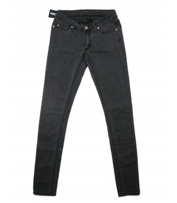 Cheap Monday Jeans Donna Slim Stonewash Black Zip