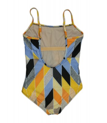 Feeling Costume da Bagno Donna Intero Coppa Giallo Justmine 2